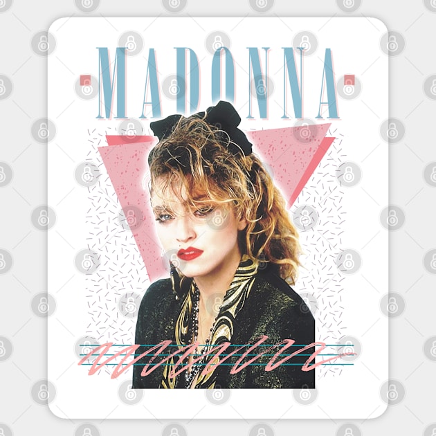 Madonna \/\/\/ Original 80s Vintage Style Design Sticker by DankFutura